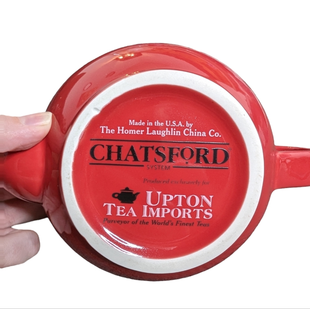 The Republic of Tea Scarlett Cha I'tsford Teapot with Lid and Infuser New In Box - Picture 11 of 15